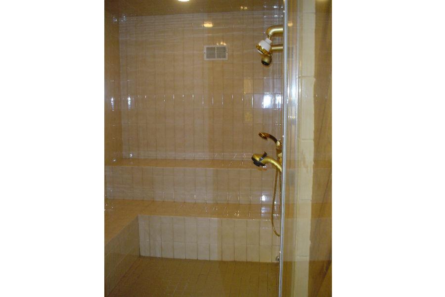 Amerec Seeing Double in this Steam Shower